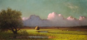 Lumière du soleil et ombre : Les marais de Newbury, c. 1871-1875