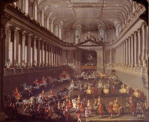 Carrousel du manège espagnol de Vienne pour célébrer la défaite française à Prague en 1763, Marie-Thérèse d