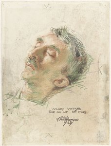Willem Witsen sur son lit de mort