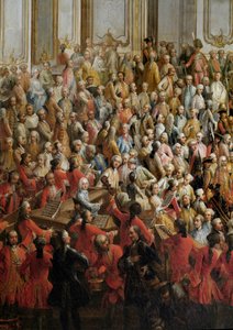 Banquet officiel organisé pour le mariage de la princesse Isabelle de Parme avec l