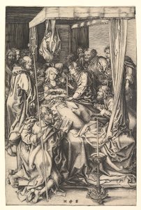 La mort de la Vierge - Martin Schongauer