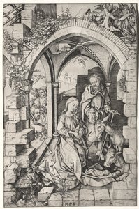 Vie de la Vierge : La Nativité - Martin Schongauer