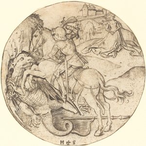 Saint Georges et le Dragon - Martin Schongauer