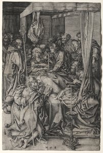 La mort de la Vierge - Martin Schongauer