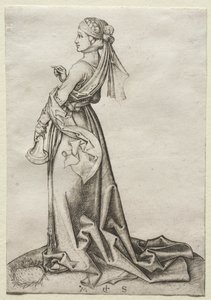La première des vierges folles - Martin Schongauer