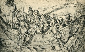 Le martyre de Sainte Ursule et de ses compagnes, vers 1450, 1943 - Martin Schongauer
