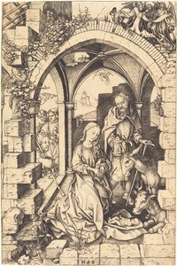 La Nativité - Martin Schongauer