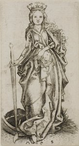 La petite Sainte Catherine - Martin Schongauer
