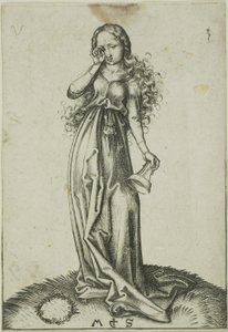 La troisième vierge folle - Martin Schongauer