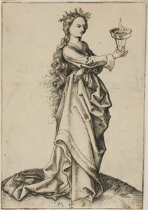 La troisième vierge sage - Martin Schongauer