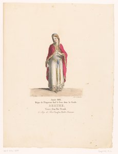 Costume de la reine Berthe de la tragédie Le Siège de Paris