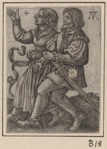 Couple Dansant, Face à Gauche - Martin Treu
