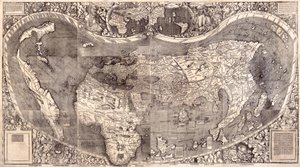 Carte du monde - Martin Waldseemuller