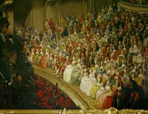 Concert de mariage à ... (huile sur toile)