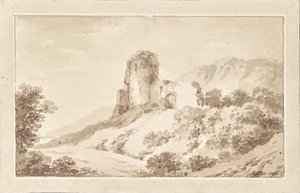 Paysage avec ruine