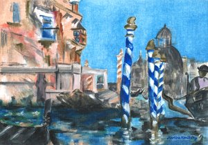 Canal Grande (Hommage à Édouard Manet)