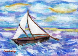 Le bateau de pêche (Hommage à Vincent van Gogh)