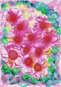 Les fleurs dans le jardin