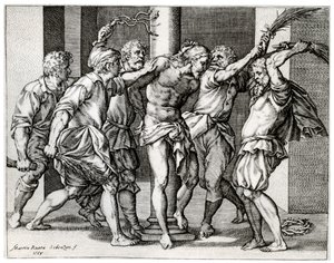 La Flagellation du Christ, 1568, 1937 - Martino Rota