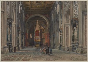 Intérieur de San Giovanni in Laterano, Rome - Martino del Don