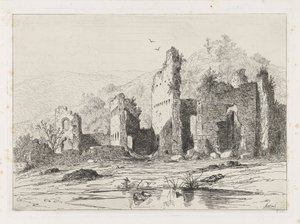 Ruine du château de Brandenbourg