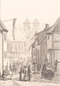 Un jour de marché à Viborg - Martinus Rørbye