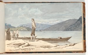 Un lieu de passage. Figures près des bateaux