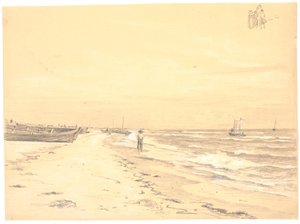 Partie de Sønderstrand, Skagen - Martinus Rørbye
