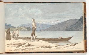 Un lieu de passage. Figures près des bateaux