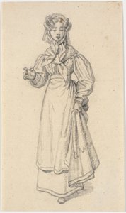 Jeune fille marchant - Martinus Rørbye