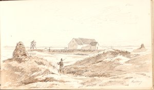 Paysage de dunes près de l