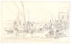 Vue du port de Palerme