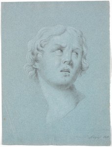 Étude de tête de femme, tournée 3/4 vers la droite