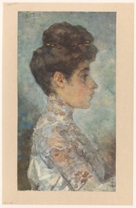 Portrait de Lizzy, de profil vers la droite