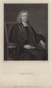 John Tillotson, archevêque de Canterbury (gravure)