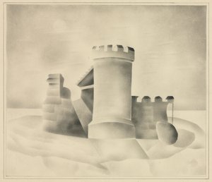 Ruines au clair de lune, 1840 - Mary Altha Nims