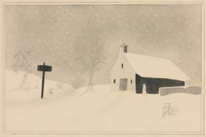 Tempête de neige dans le Vermont