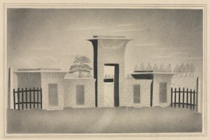 La porte du Mont Auburn, près de Boston - Mary Altha Nims
