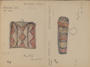Sac Médicinal et Étui à Plumes