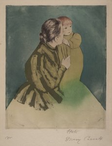 Une mère paysanne et son enfant - Mary Cassatt