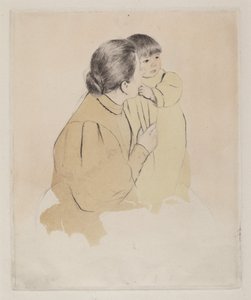 Mère paysanne et enfant