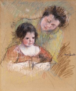 Reine penchée sur l