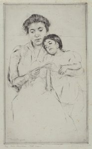 La Leçon de crochet, vers 1902 - Mary Cassatt
