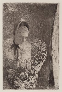 En attendant - Mary Cassatt