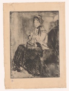 La Parapluie - Mary Cassatt