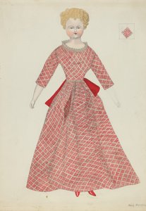 Poupée et Costume, vers 1936 - Mary E Humes