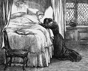 Une fille et une mère malade