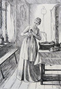 Illustration de ménagère - Mary Ellen Edwards