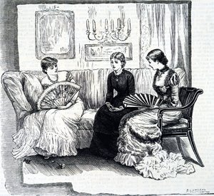 Dames avec des éventails - Mary Ellen Edwards