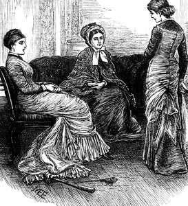 Trois femmes en conversation